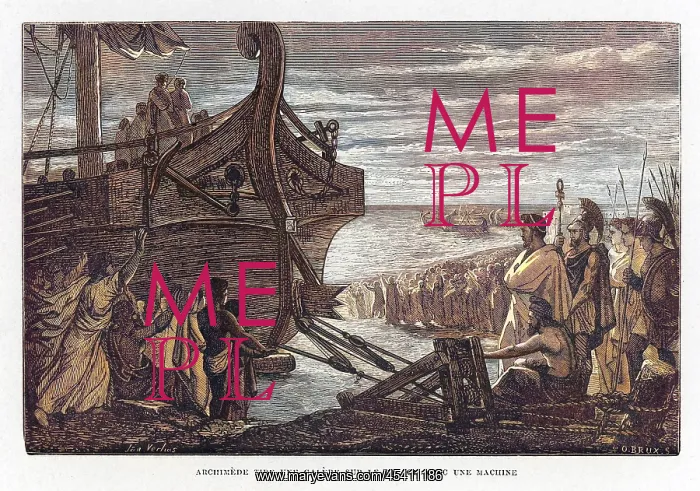 : Archimedes, Greek mathematician and inventor : Archimedes, Greek mathematician and inventor