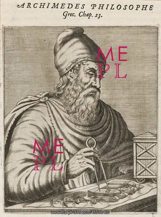 : Archimedes, Greek mathematician and inventor : Archimedes, Greek mathematician and inventor