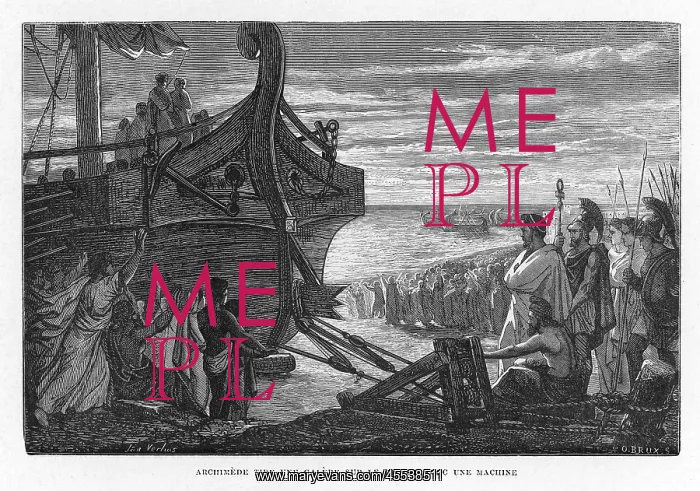 : Archimedes, Greek mathematician and inventor : Archimedes, Greek mathematician and inventor