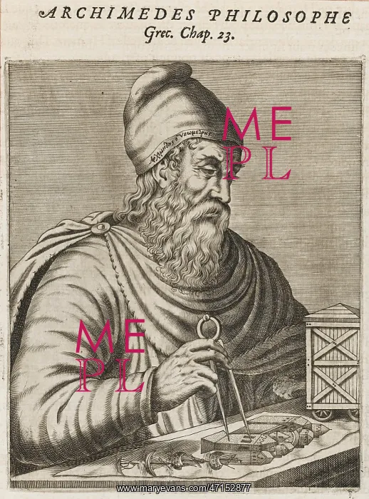 : Archimedes, Greek mathematician and inventor : Archimedes, Greek mathematician and inventor