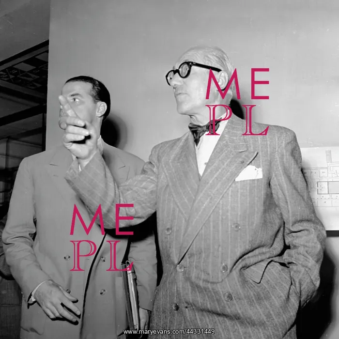 : The architect Le Corbusier : The architect Le Corbusier