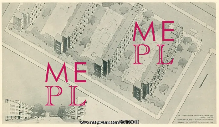 : Architectural Axonometric Perspective, Flats : Architectural Axonometric Perspective, Flats