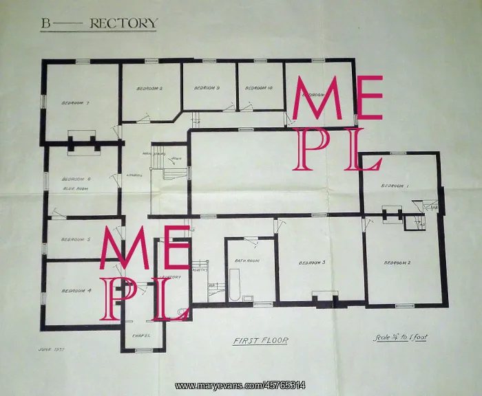 : Architectural plans of Borley Rectory : Architectural plans of Borley Rectory