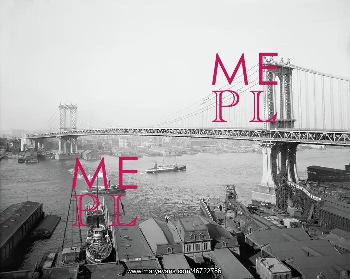 : Architecture - Bridge - River - New York City : Architecture - Bridge - River - New York City