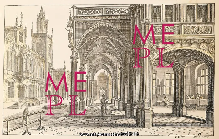 : architecture, details, view of a gothic town : architecture, details, view of a gothic town