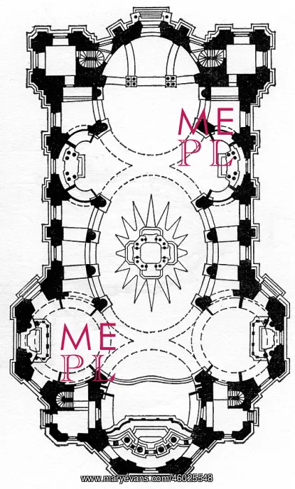 : architecture, floor plans, Basilica of the Vierzehnheiligen : architecture, floor plans, Basilica of the Vierzehnheiligen