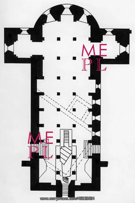  : architecture, floor plans, Bonn Minster, built
