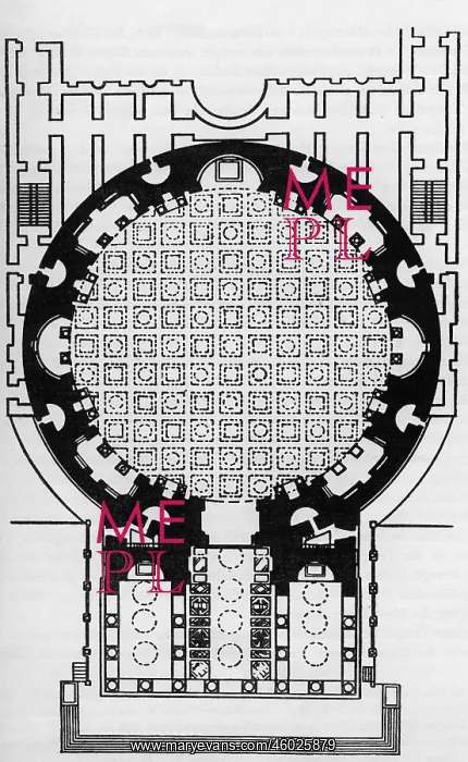 : architecture, floor plans, Pantheon, Rome, built : architecture, floor plans, Pantheon, Rome, built