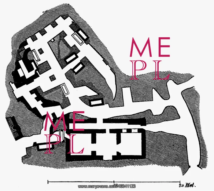 : architecture, floor plans, Tomb of the Scipios : architecture, floor plans, Tomb of the Scipios