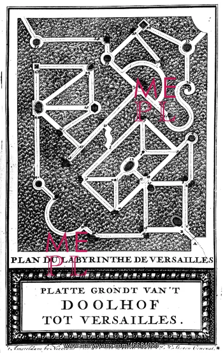 : architecture, labyrinth, Versailles Palace, layed : architecture, labyrinth, Versailles Palace, layed