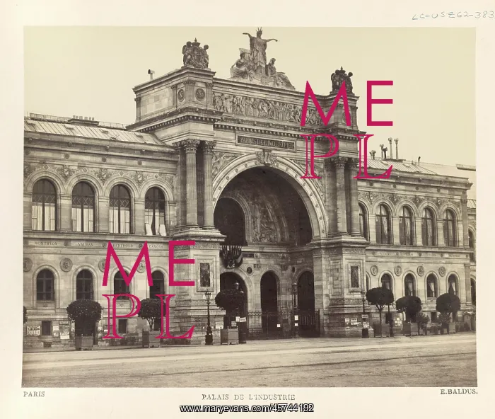 : Architecture - Palais de l'industrie - landmark - Paris : Architecture - Palais de l'industrie - landmark - Paris