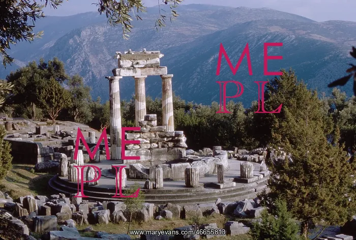 : Architecture - ruins - Delphi - Greece : Architecture - ruins - Delphi - Greece