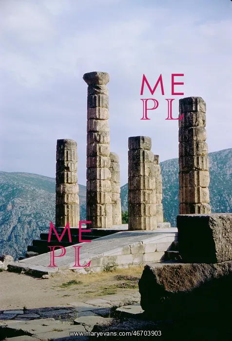 : Architecture - ruins - Delphi - Greece : Architecture - ruins - Delphi - Greece