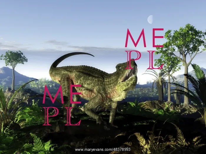 : An archosaur of the genus Postosuchus wanders in a ? : An archosaur of the genus Postosuchus wanders in a ?