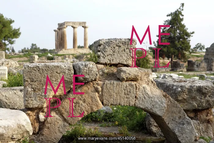: Archway near the Temple of Apollo : Archway near the Temple of Apollo