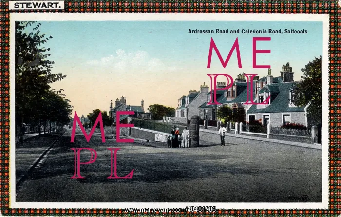 : Ardrossan Road & Caledonia Road, Saltcoats, Ayrshire : Ardrossan Road & Caledonia Road, Saltcoats, Ayrshire
