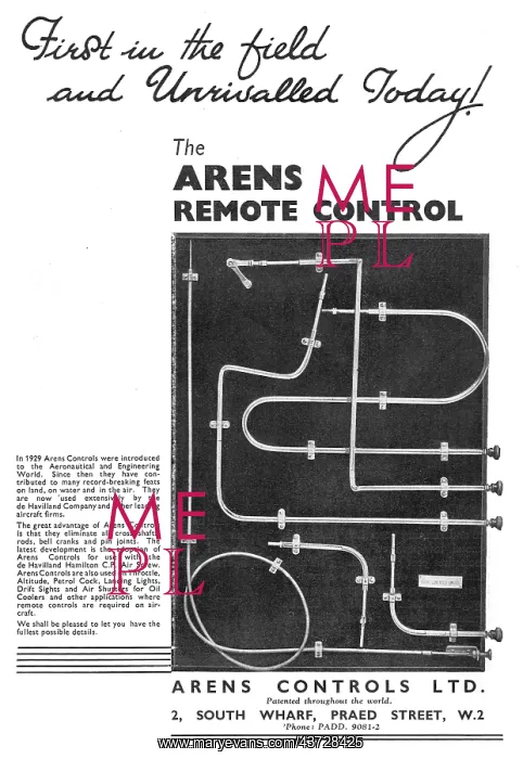 : Arens Aircraft Remote Controls : Arens Aircraft Remote Controls