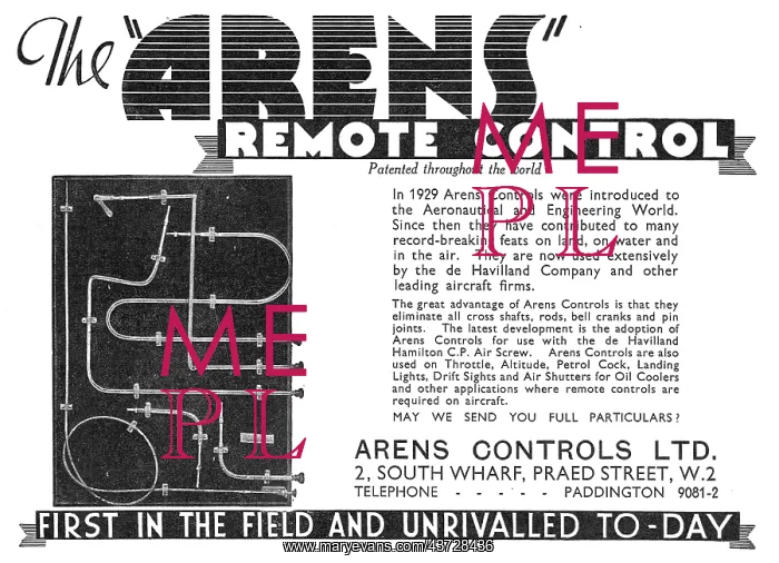 : Arens Remote Controls For Aircraft : Arens Remote Controls For Aircraft