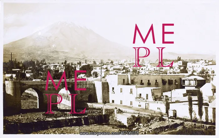 : Arequipa, Peru - with Misti Stratovolcano : Arequipa, Peru - with Misti Stratovolcano