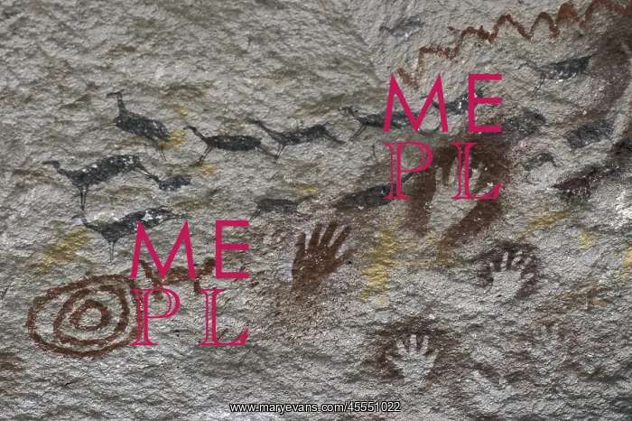 : Argentina. Cave of the Hands. Cave paintings : Argentina. Cave of the Hands. Cave paintings
