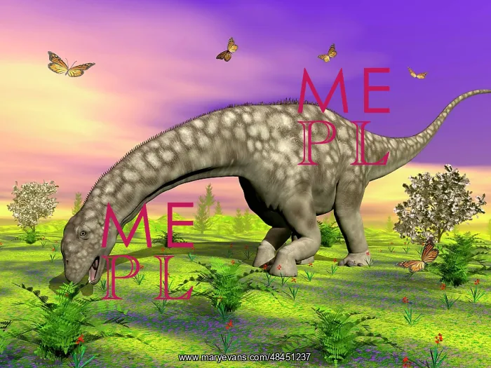 : Argentinosaurus eating plants while surrounded by ? : Argentinosaurus eating plants while surrounded by ?