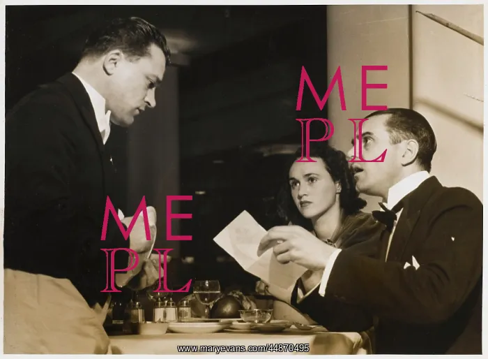 : ARGUING WITH WAITER : ARGUING WITH WAITER