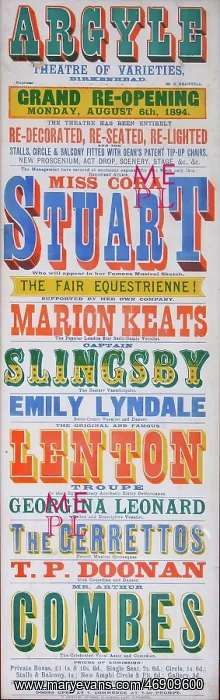  : Argyle Theatre Poster