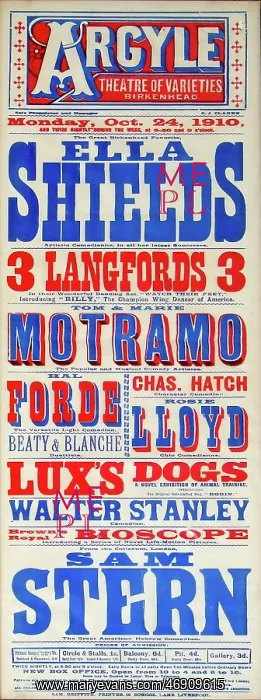  : Argyle Theatre Poster