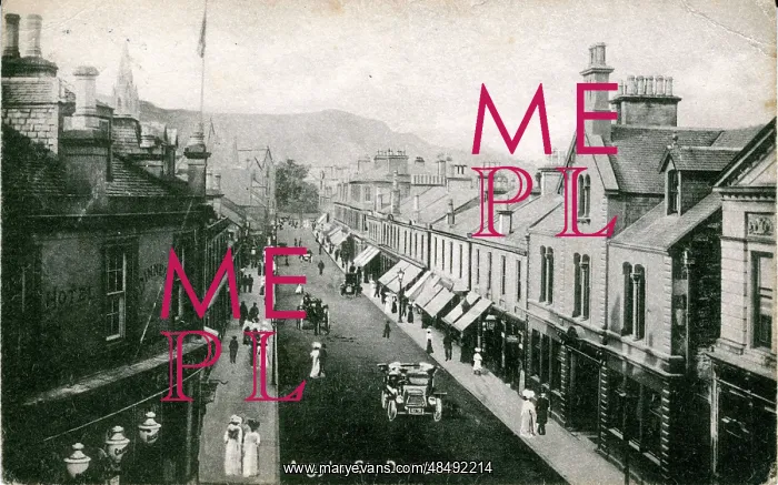 : Argyll Street, Dunoon, Cowal Peninsula, Argyll and Bute, Sco : Argyll Street, Dunoon, Cowal Peninsula, Argyll and Bute, Sco