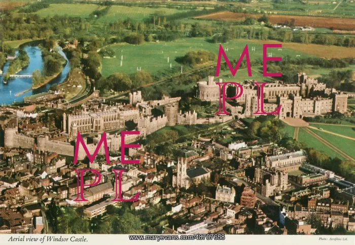 : Ariel View of Windsor Castle, Windsor : Ariel View of Windsor Castle, Windsor