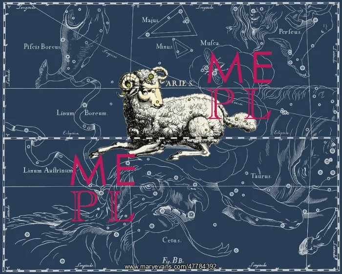 : Aries Constellation, 1687 : Aries Constellation, 1687