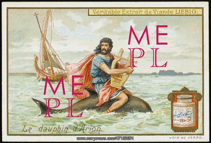 : Arion and a Dolphin : Arion and a Dolphin