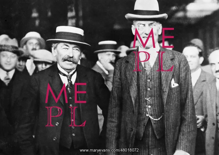 : Aristide Briand with Austen Chamberlin, 1927 : Aristide Briand with Austen Chamberlin, 1927