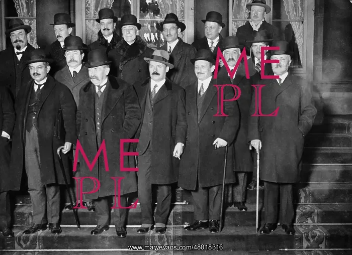 : Aristide Briand with his cabinet, 1926 : Aristide Briand with his cabinet, 1926