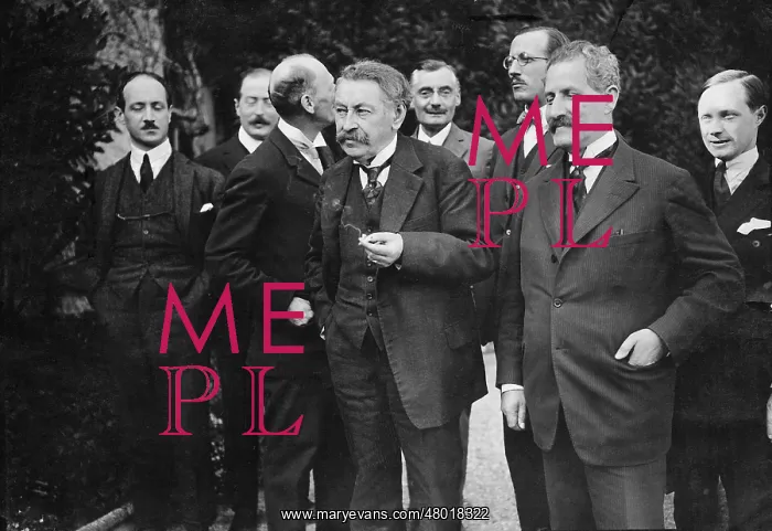  : Aristide Briand during the Conference of Locarno, 1925