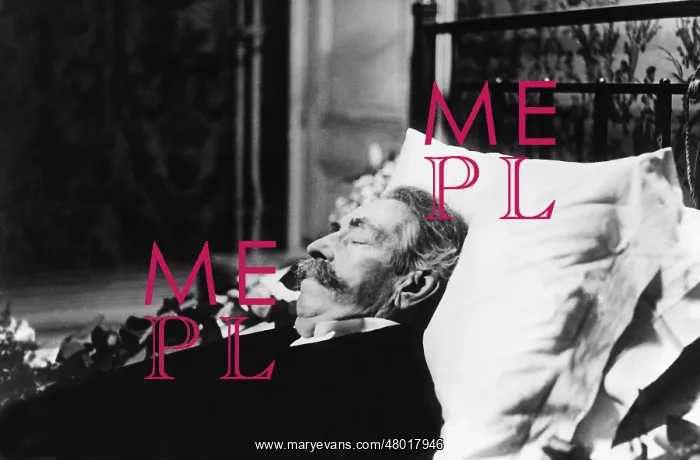 : Aristide Briand on his deathbed, 1932 : Aristide Briand on his deathbed, 1932