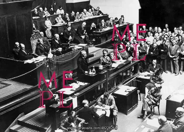 : Aristide Briand during a speech before the League of : Aristide Briand during a speech before the League of