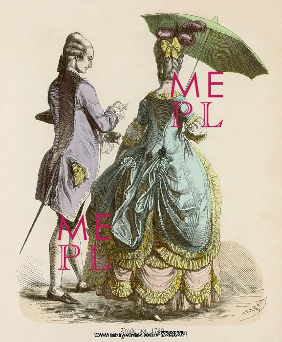  : Aristocratic Couple 1780