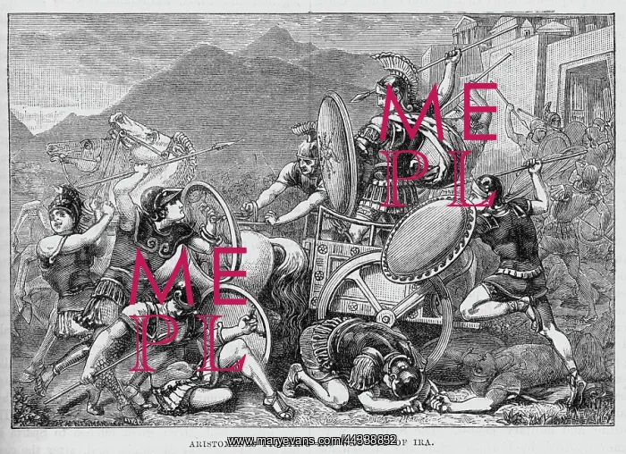 : Aristomenes Fighting the Spartans on Mount Ira : Aristomenes Fighting the Spartans on Mount Ira