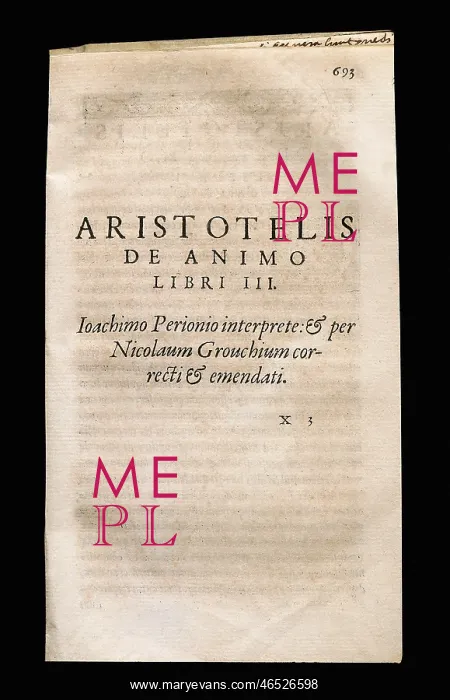 : ARISTOTLE (384-332 BC) : ARISTOTLE (384-332 BC)
