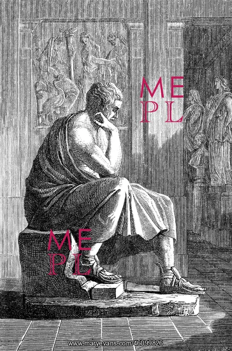  : Aristotle, 384 - 322 BC, Greek philosopher, full length