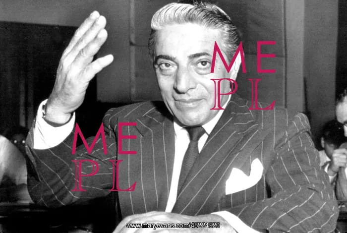 : Aristotle Onassis at a Congressional hearing, ? : Aristotle Onassis at a Congressional hearing, ?