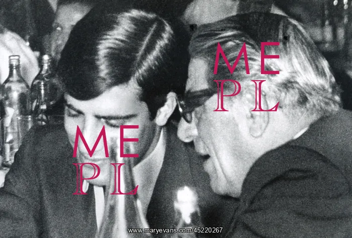 : ARISTOTLE ONASSIS (right), with his son ? : ARISTOTLE ONASSIS (right), with his son ?