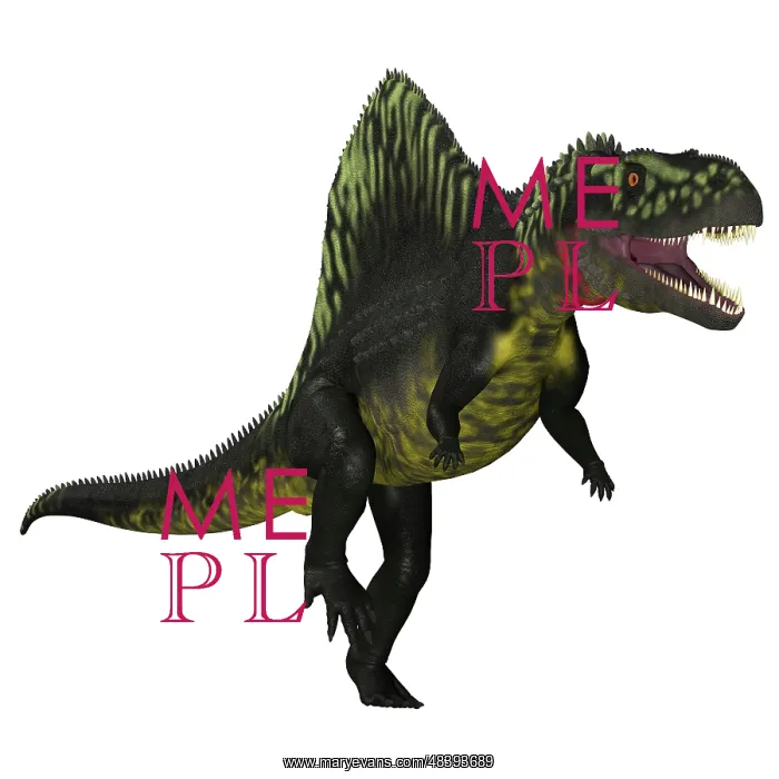 : Arizonasaurus dinosaur on white background : Arizonasaurus dinosaur on white background