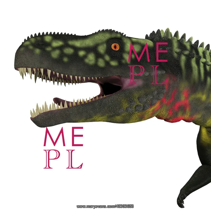 : Arizonasaurus portrait on white background : Arizonasaurus portrait on white background