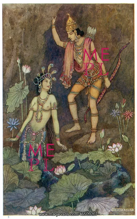 : Arjuna and Nymph : Arjuna and Nymph