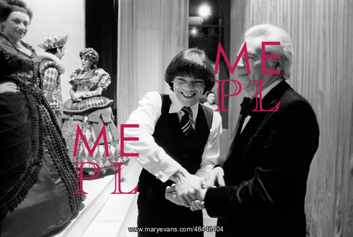 : Arkady Raikin and his son Konstantin, 1981 : Arkady Raikin and his son Konstantin, 1981