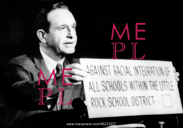 : Arkansas Governor Orval Faubus (D), appearing ? : Arkansas Governor Orval Faubus (D), appearing ?