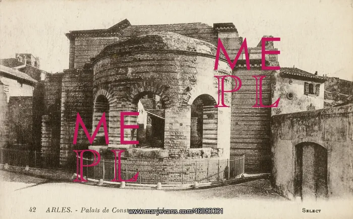 : Arles, France - Baths of Constantine : Arles, France - Baths of Constantine