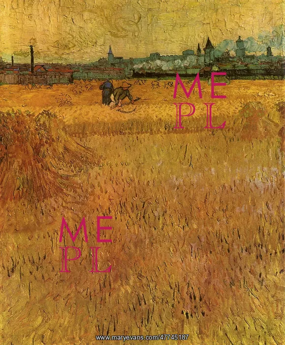 : Arles: View from the Wheat Fields, by Van Gogh : Arles: View from the Wheat Fields, by Van Gogh